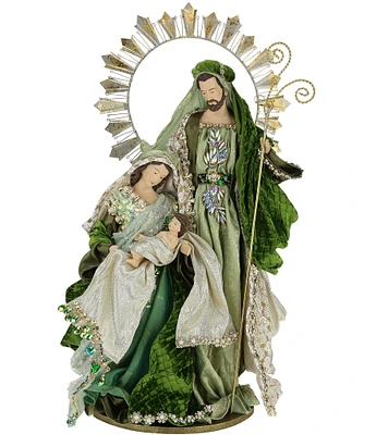 Mark Roberts Holiday Collection Elegant Holy Family Wood Stand Figurine