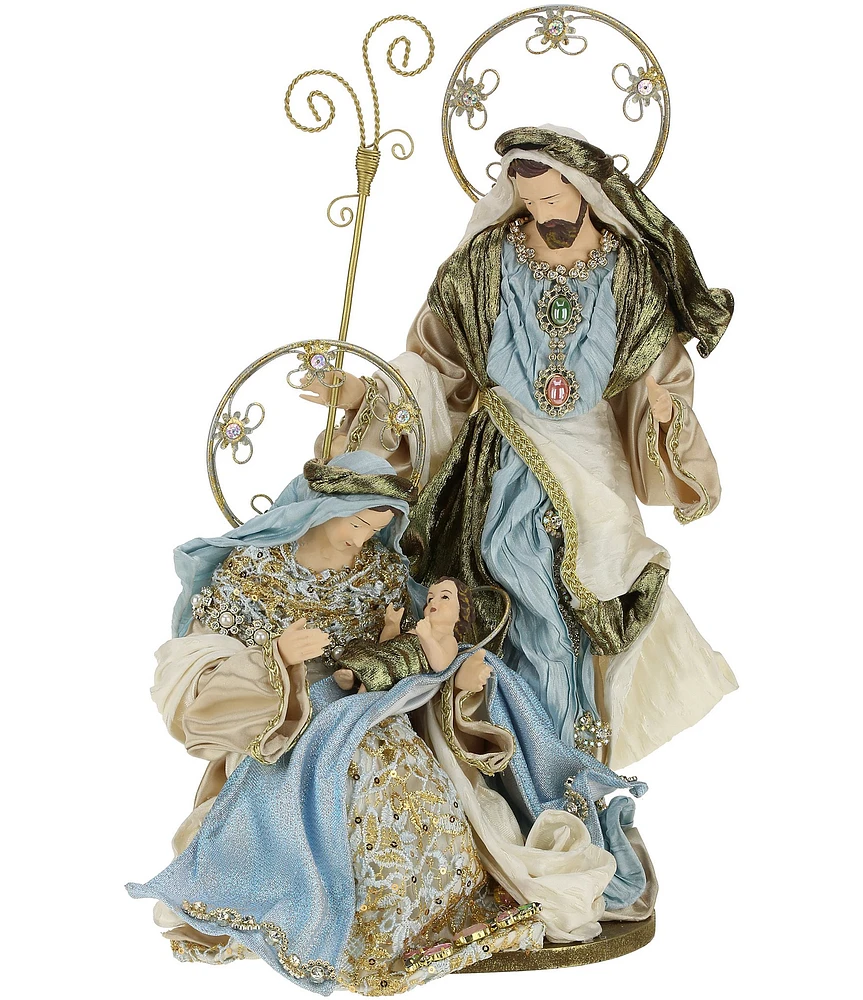 Mark Roberts Holiday Collection Florentine Holy Family Wood Stand Figurine