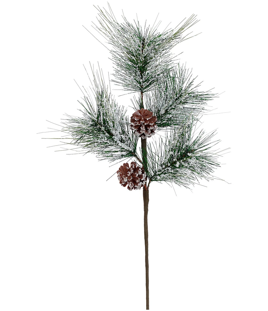 Mark Roberts Holiday Collection Frosted Pine Cone Pick, Set of 12