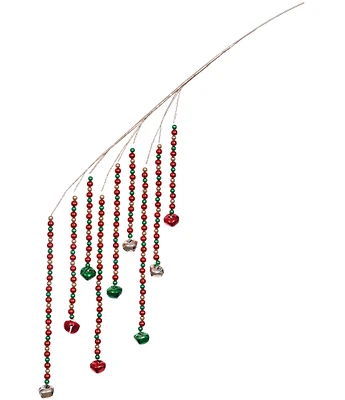 Mark Roberts Holiday Collection Hanging Christmas Bells Spray Pick, Set of 12