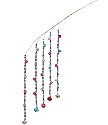 Mark Roberts Holiday Collection Hanging Jingle Bells Spray Pick, Set of 12