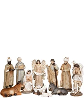 Mark Roberts Holiday Collection Italian Nativity Scene Figurine Set, Set of 11