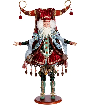 Mark Roberts Holiday Collection Jestiere Pierre Wood Stand Figurine, 30#double;