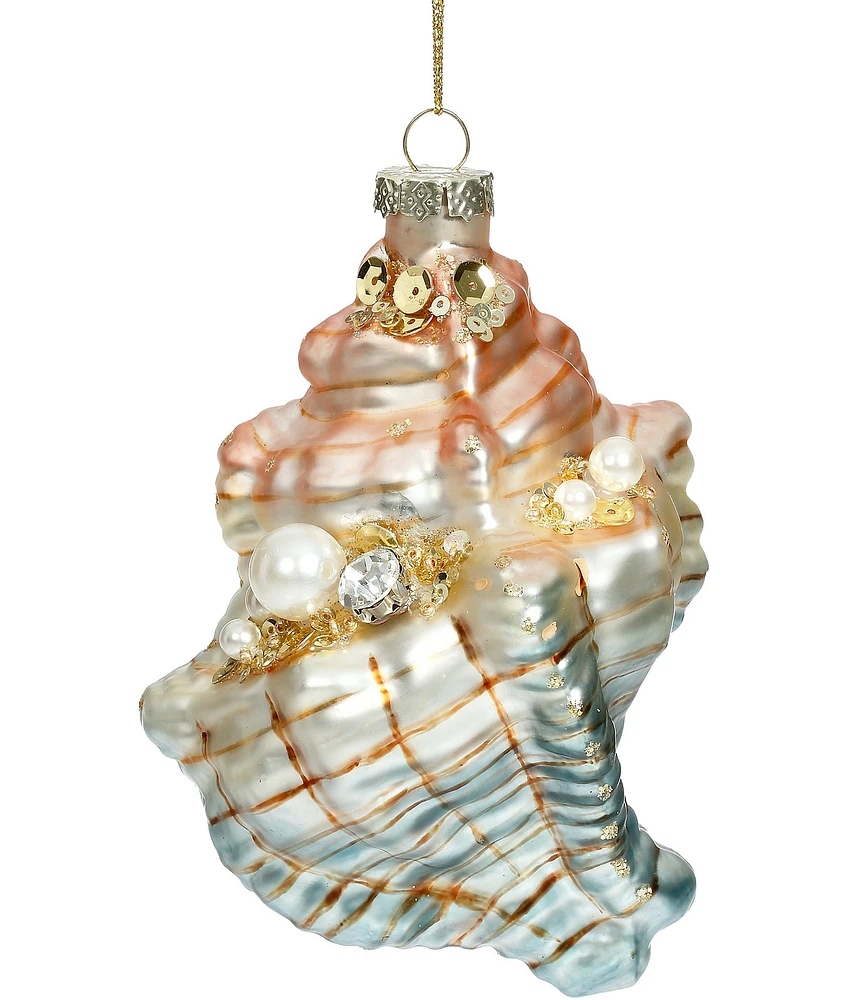 Mark Roberts Holiday Collection Jeweled Shell Ornament, Set of 6