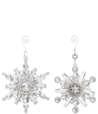 Mark Roberts Holiday Collection Jeweled Snowflakes Ornament, Set of 12