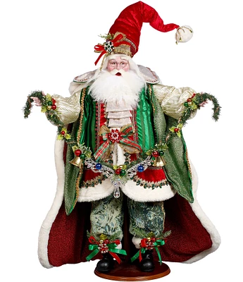 Mark Roberts Holiday Collection Jewels and Gem Santa Wood Stand Figurine, 35#double;