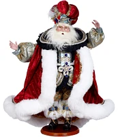 Mark Roberts Holiday Collection Joyeux Noel Santa Wood Stand Figurine