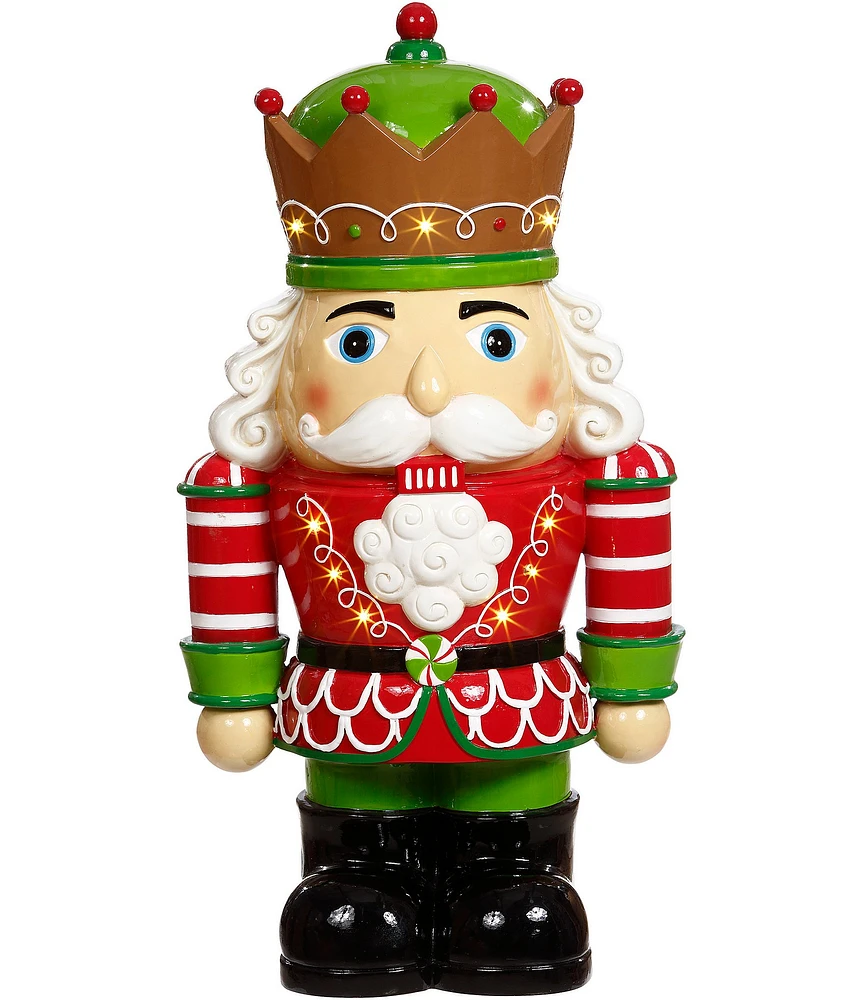 Mark Roberts Holiday Collection LED Lighted 18.5 Inch King Nutcracker