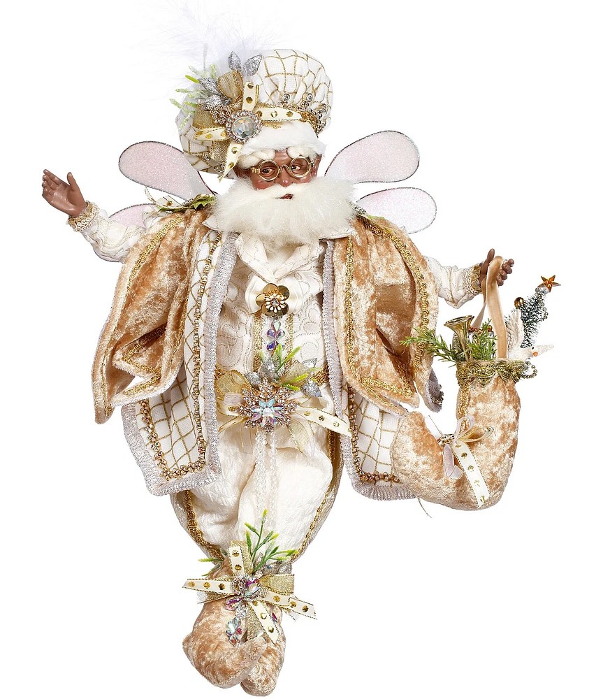 Mark Roberts Holiday Collection Medium African American White Christmas Fairy Figurine, 15#double;