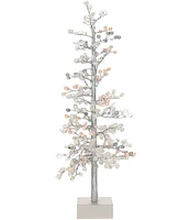 Mark Roberts Holiday Collection Multi Light Tone Beaded Christmas Tree Decor