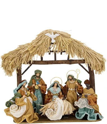 Mark Roberts Holiday Collection Nativity Scene Stable, Large