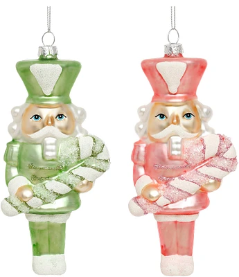 Mark Roberts Holiday Collection Nutcracker Candy Cane Ornament, Set of 12