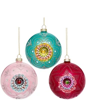 Mark Roberts Holiday Collection Pastel Ball Ornament, Set of 6