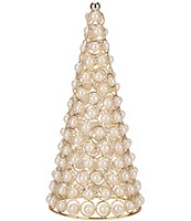 Mark Roberts Holiday Collection Pearl Cone Tree Decor