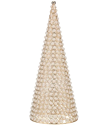 Mark Roberts Holiday Collection Pearl Cone Tree Decor