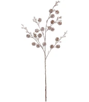 Mark Roberts Holiday Collection Pearl Flower Hanging Spray Pick, Set of 12