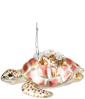 Mark Roberts Holiday Collection Pearlized Sea Turtle Ornament, Set of 12