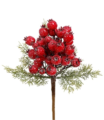 Mark Roberts Holiday Collection Red Berries Pick, Set of 6