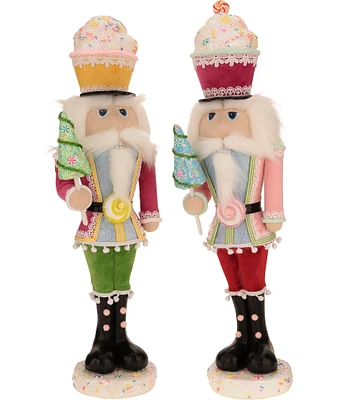 Mark Roberts Holiday Collection Set of 2 Assorted Sweet Decorative Nutcracker