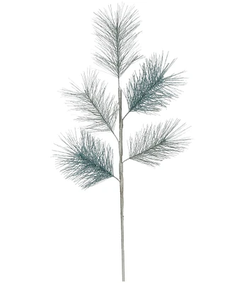 Mark Roberts Holiday Collection Shiny Glittered Pine Needle Spray Pick, Set of 12