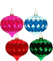 Mark Roberts Holiday Collection Shiny Harlequin Onion Assorted Ornament, Set of 12