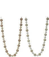 Mark Roberts Holiday Collection Sparkling Ball Garland, Set of 4