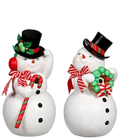 Mark Roberts Holiday Collection Sprinkle Snowman, Assortment of 2