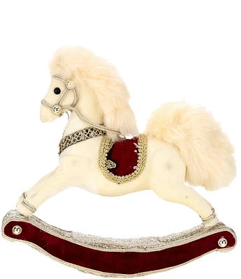 Mark Roberts Holiday Collection Velvet Rocking Horse Figurine