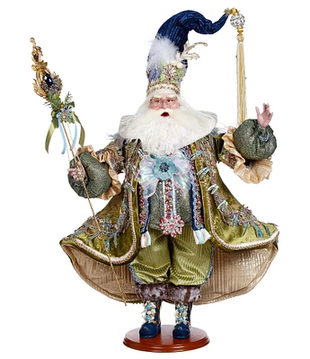 Mark Roberts Holiday Collection Very Merry Santa Wood Stand Figurine