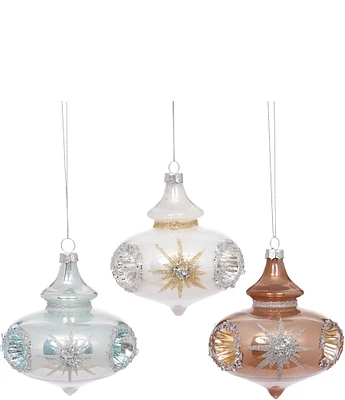 Mark Roberts Holiday Collection Vintage Fancy Glass Ornament, Set of 6