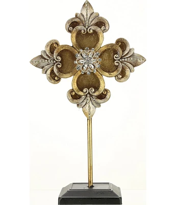 Mark Roberts Jeweled Fleur De Lis Finial Figurine