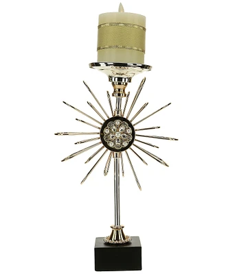 Mark Roberts Jeweled Sunburst Candleholder - 15 Inches