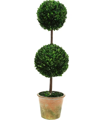 Mark Roberts Tall Double Boxwood Topiary