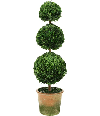 Mark Roberts Triple Ball Boxwood Topiary