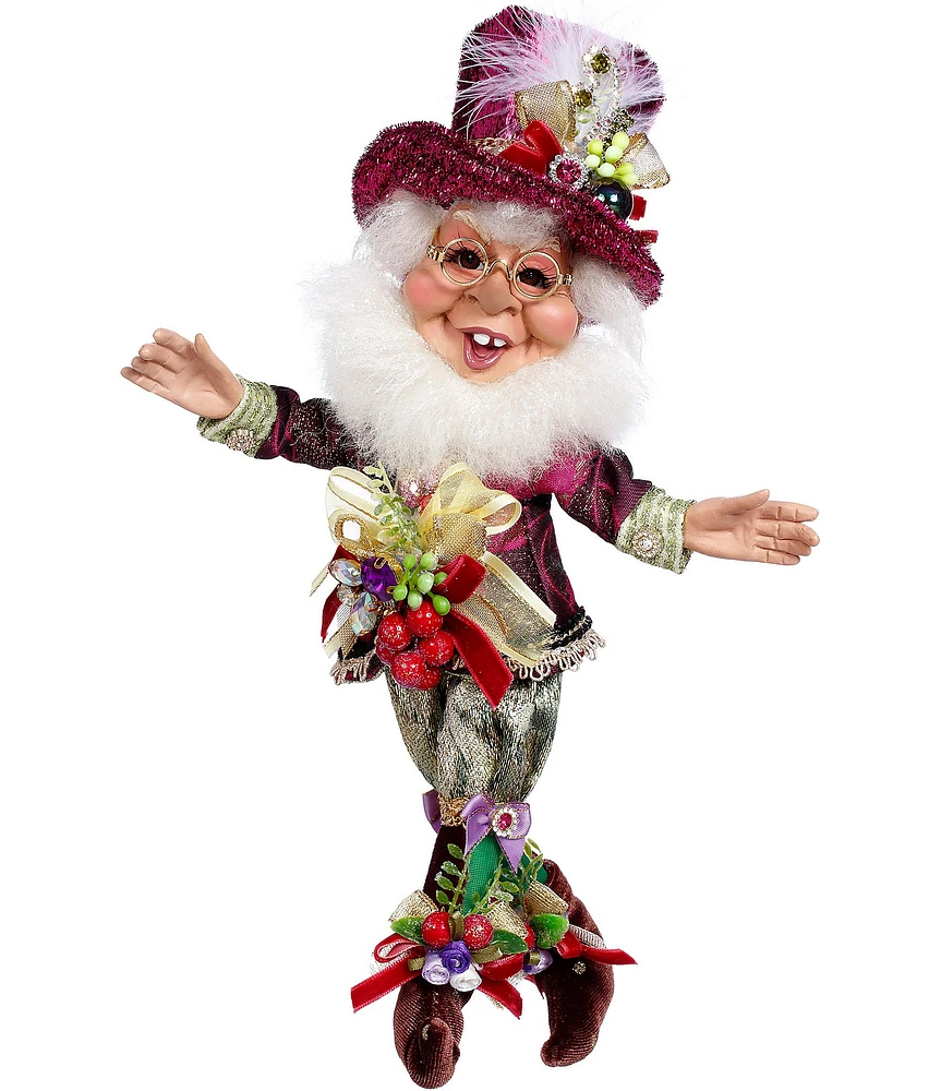 Mark Roberts Wine Toasting Elf Small Figurine