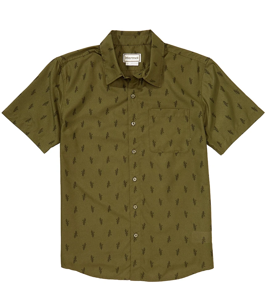 Marmot AirExchange Novelty Printed Short Sleeve Woven Shirt