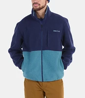 Marmot Aros Long Sleeve Color Block Fleece Jacket