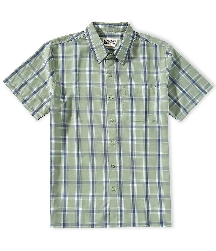 Marmot Eldridge Plaid Short Sleeve Woven Shirt