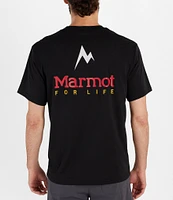 Marmot For Life Short Sleeve Graphic T-Shirt