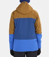 Marmot Long Sleeve Elevation Color Block Hooded Ski Jacket