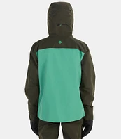 Marmot Long Sleeve Glades Color Block Ski Jacket