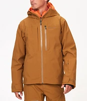 Marmot Long Sleeve Refuge Solid Hooded Ski Jacket