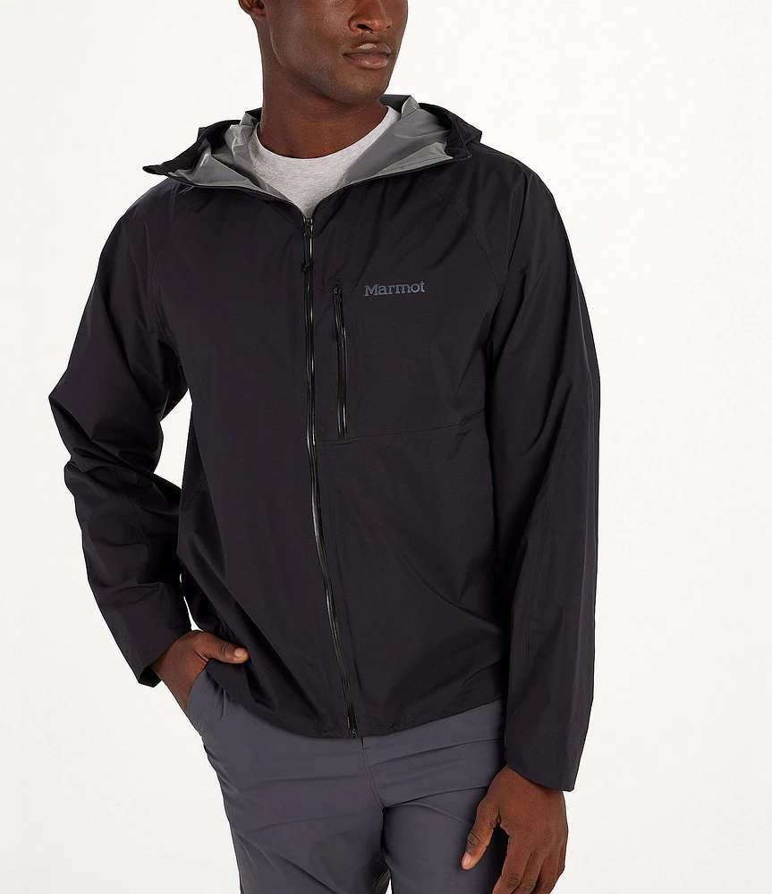 Marmot Long Sleeve Superalloy Rain Hooded Jacket