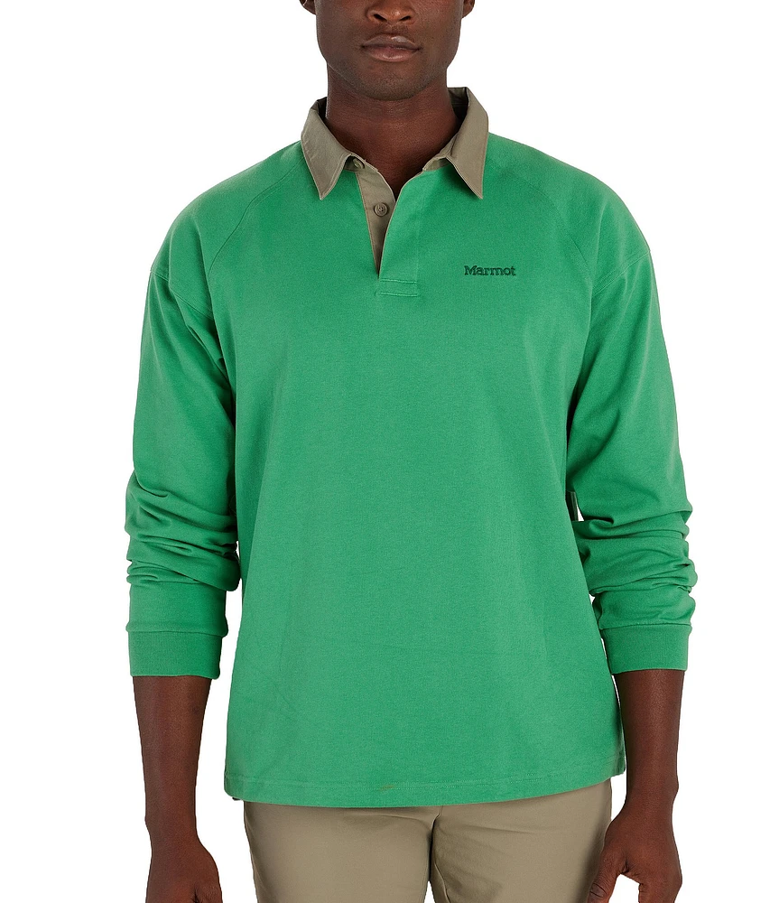 Marmot Mountain Works Rugby Long Sleeve Polo Shirt