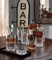 Marquis by Waterford Markham 4-Piece Traditional Crystal Double Old Fashioned Glass Set