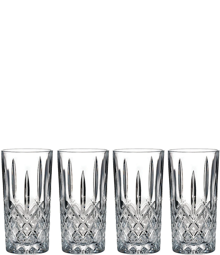 Marquis by Waterford Markham 4-Piece Traditional Crystal Highball Glass Set