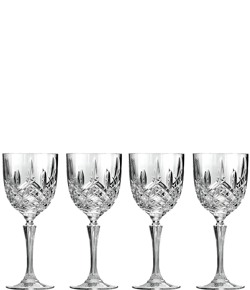 Marquis by Waterford Markham 4-Piece Traditional Crystal Wine Glass Set