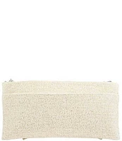 Mary Frances Fancy Bow Beaded Crossbody Clutch