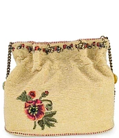 Mary Frances In the Wild Beaded Crossbody Bucket Bag