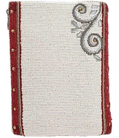 Mary Frances Royal Bee Mini Beaded Crossbody Bag